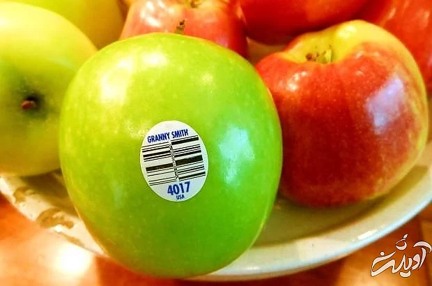 معنی اعداد روی برچسب میوه ها عدد روی میوه ها